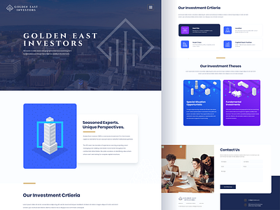 Golden East Investors Website Design illustration invest investitors landing page property property search realestate realty ui ux webdesign website websitedesign