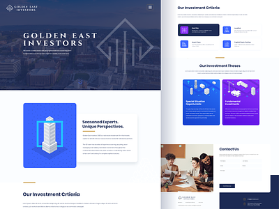 Golden East Investors Website Design