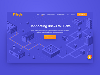 Isometric website design fillogic