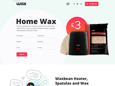 Wax Website Design agency brand creative creative agency designer ui web webdesign webs website