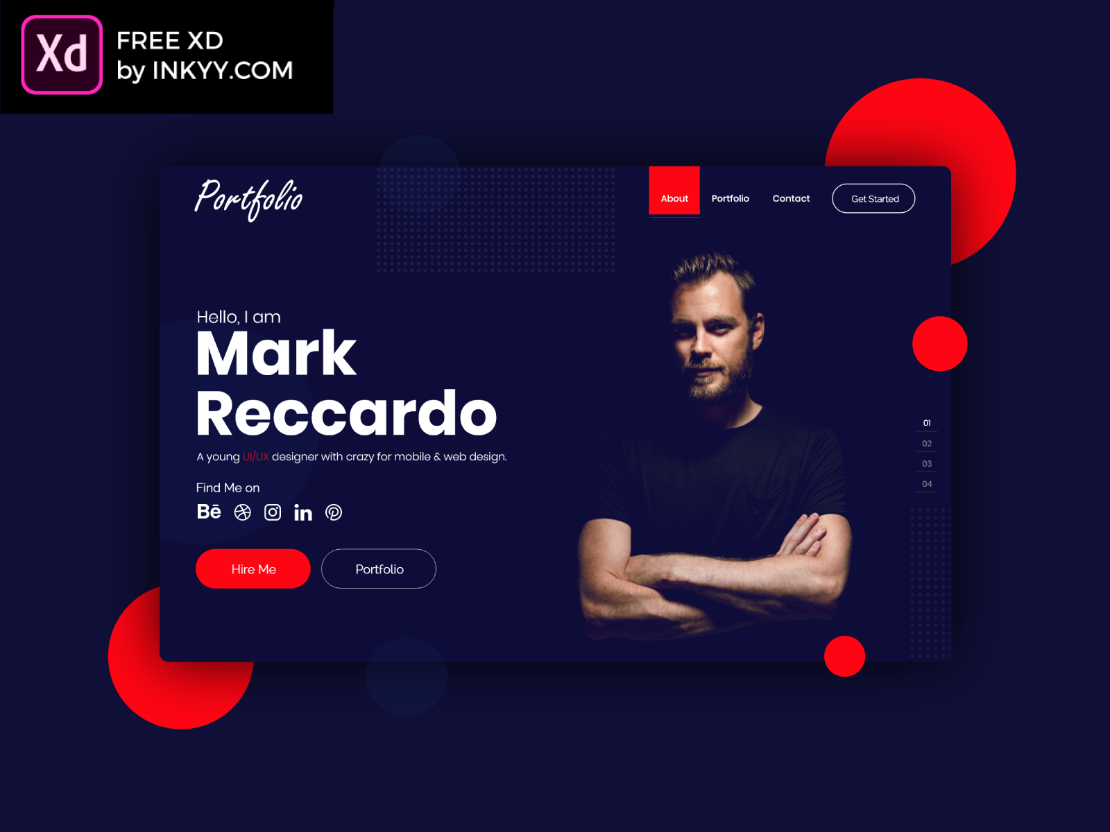 Portfolio Website Design WXO85 AGBC