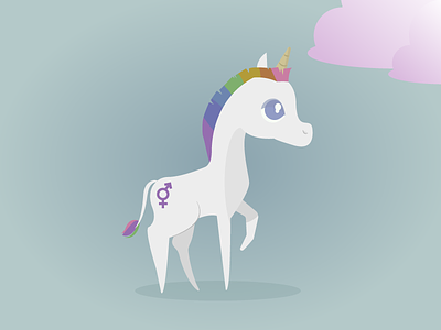 Pride Unicorn illustration pride unicorn vector vector illustration