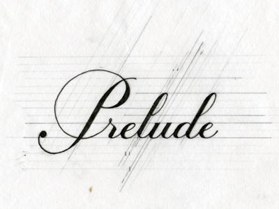 Prelude logo: sketch