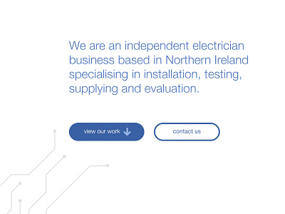 One-page electrician site