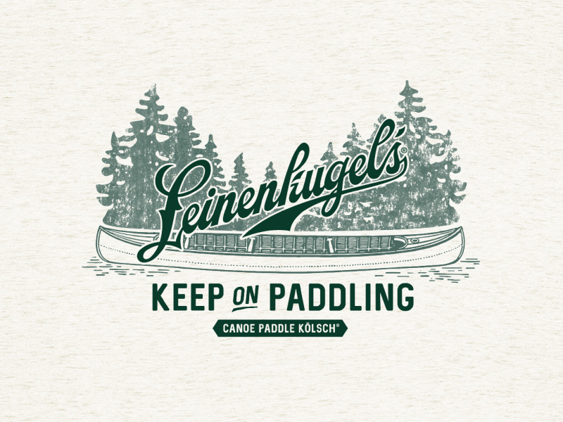 Leinenkugel's Canoe Paddle Kolsch Tshirt Design by Roz Cashman on Dribbble