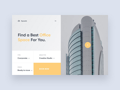 spacefo landing page