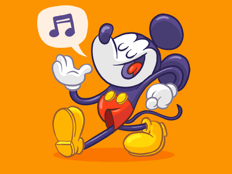 Mickey disney lalala mickey rodent problem singing