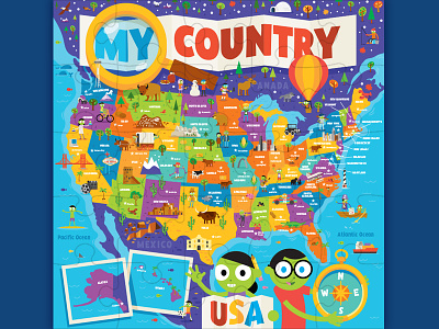 PBS Kids My Country Puzzle
