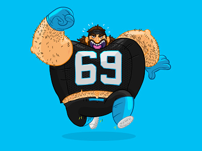 Mullet football mullet nfl panthers