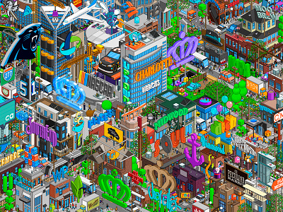 Super Big Charlotte Pixel Map