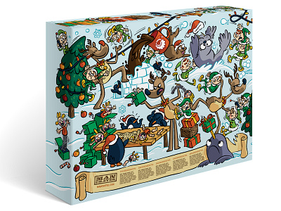 Man Crates Jerky Advent Calendar by Joey Ellis on Dribbble