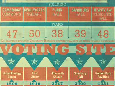 Voting Site design graphic design housing typography vintage voting
