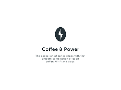 coffee & power logo concept coffeeandpower concept crew labs logo makery moodboard unsplash
