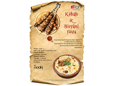 Kebab & Biryani design