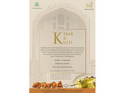 Kebab & Kulfi Festival awadhi food design food food event illustration indian food