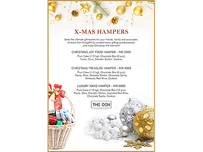 Christmas Hamper christmas hamper design hamper illustration