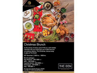 Brunch christmas christmas brunch design illustration