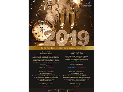 New Year design food and drink food event illustration new year 2019