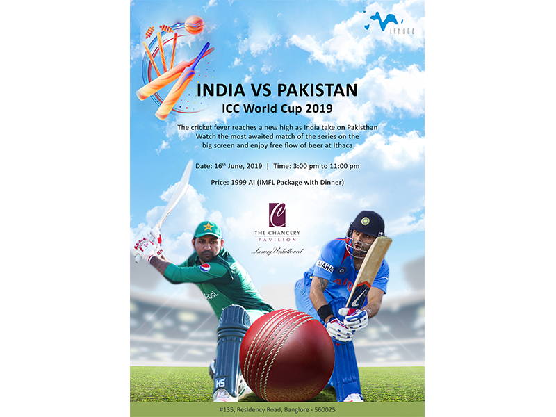 Creative For India Vs Pakistan Match By Manjunatha Rai On Dribbble