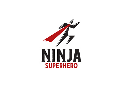 Ninja Superhero Logo ninja superhero logo