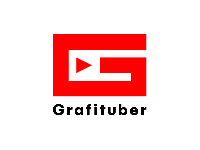 Grafituber Youtube Channel Logo! brand identity branding g logo grafituber youtube channel logo minimal minimalist new youtube channel logo simple