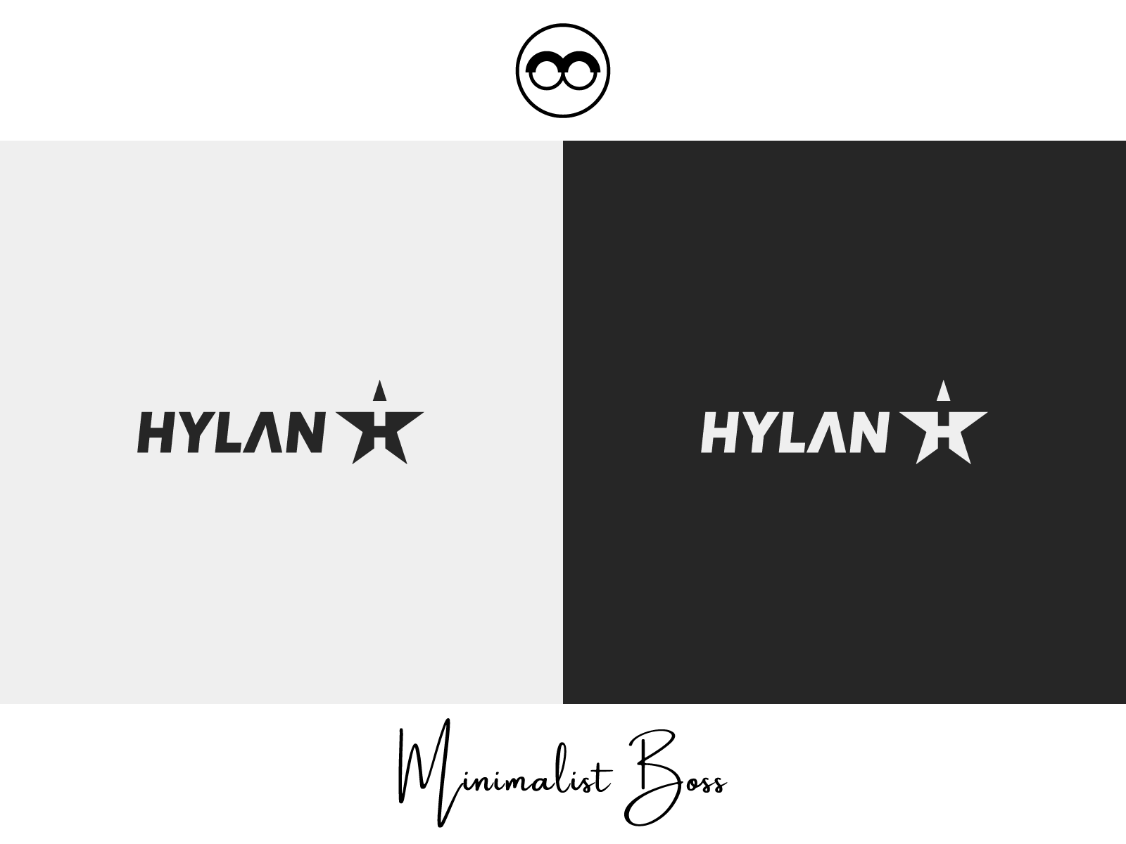 Musician Logo! black and white branding hylan star logo minimal logo minimalist musician logo simple logo