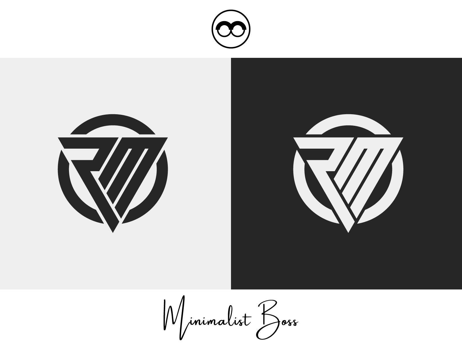 RM Logo! black and white branding logo mini minimalist rm logo simple simple logo vector vector logo