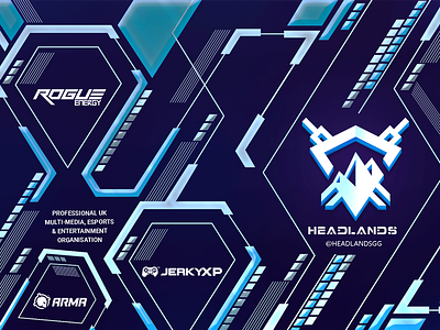 Wallpaper Headlands branding design vector