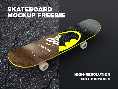 Skateboard Mockup Freebie