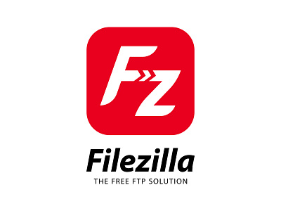 Filezilla Logotype Concept concept file filezilla ftp icon logo logotype software transfer