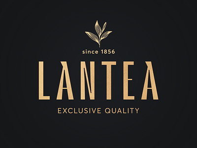 Lantea Logotype azerbaijan brand lankaran lantea leaf logo logotype tea