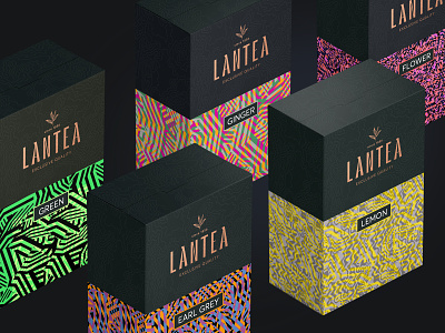 Lantea Packaging Design abstract azerbaijan branding colorful lankaran lantea luxury package packaging premium tea