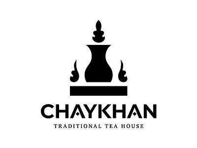 Chaykan logo armudu azerbaijan chay chaykhana cup glass logo logotype tea traditional turkish