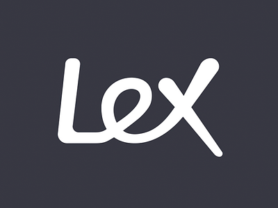 Lex Logo lettering lex logo typogaphy