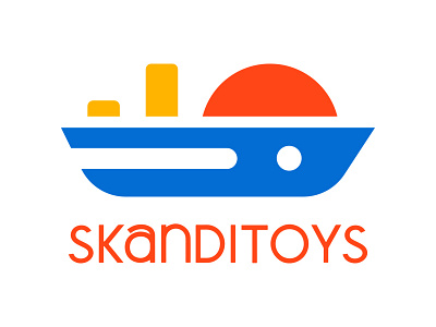 skanditoys logo logo logotype scandinavia ship symbol toy wooden