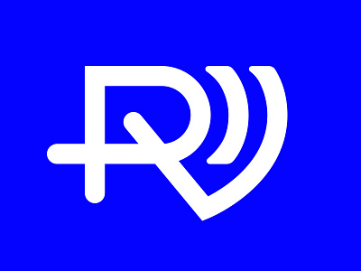 radiovibess™ — monogram logo design