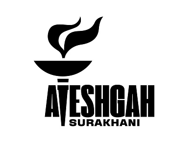 Ateshgah Fire Temple ateshgah azerbaijan baku burning fire logo logotype symbol temple typography