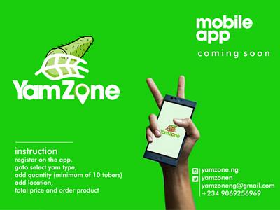 YamZone Mobile App adobe app art design icon identity illustrator lettering nigeria people ui ux
