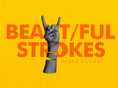 Beautiful Strokes design icon illustration illustrator logo nigeria people typography ui vector