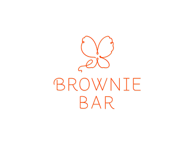 Brow bar brow browbar butterfly orange ribbon