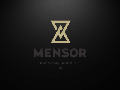 Mensor Dr V01 identity lettering logo