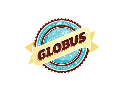 Globe earth globe identity logo work and travel