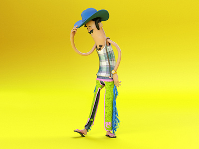 Tony Rodeo 3d 3d animation 3dsmax animation animation design charactedesign character character animation character art character concept character creation cinema 4d design illustracion illustration inspiration motion animation render rodeo vray