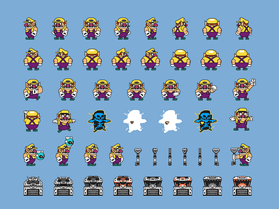 🎮 Wario Sprites