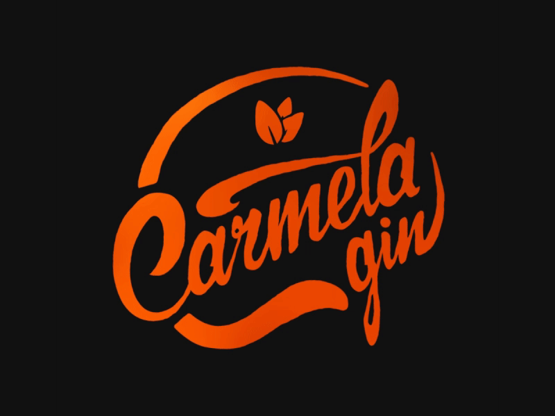 Carmela Gin logo animation aftereffects animated animation illustrator logo motiongraphics vector