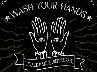 Hipster wash your hand