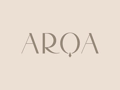 Arqa Jewelry Logotype branding feminine identity jewelry logo logomark logotype typography