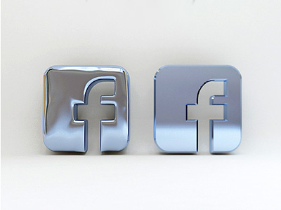 Facebook Iron facebook icon iron metal