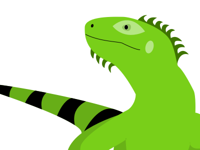 Iguana animalphabet