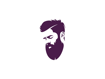 beardman beard bearded man black and white branding design icon illustration logo logodesign logodesigns logofolio man vector